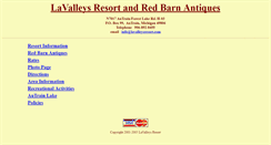 Desktop Screenshot of lavalleysresort.com